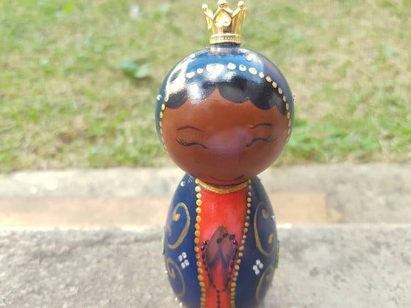 Nossa Senhora Aparecida em madeira