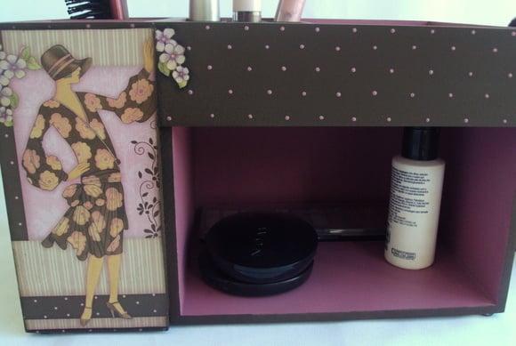 ORGANIZADOR DE MAQUIAGEM VINTAGE