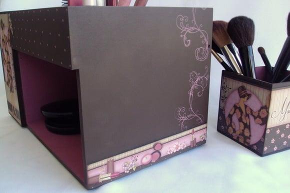 ORGANIZADOR DE MAQUIAGEM VINTAGE