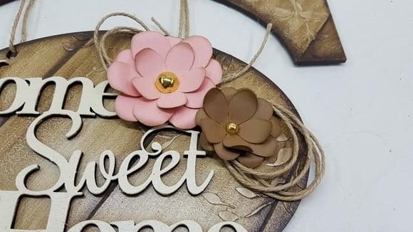 Placa de Porta Home Sweet Home