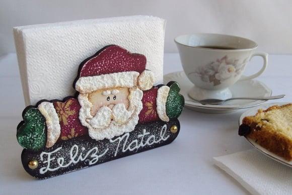PORTA GUARDANAPO FELIZ NATAL