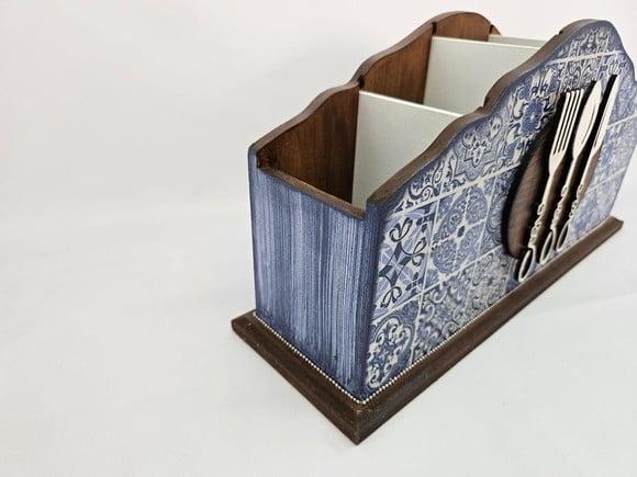 Porta Talher mdf Azulejo Português