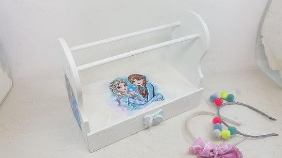 Porta Tiaras em mdf Frozen