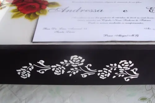 BANDEJA CONVITE DE CASAMENTO
