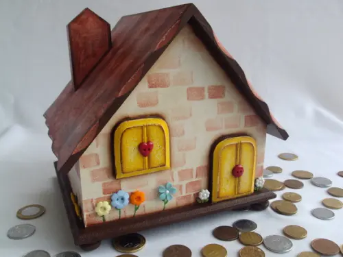 Cofre "casinha"