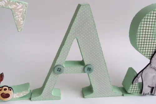 LETRAS 3D PERSONALIZADAS SAFARI