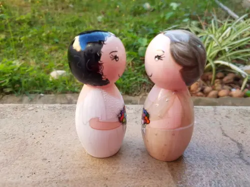 NOIVINHAS DE MADEIRA HOMOAFETIVAS PERSONALIZADAS