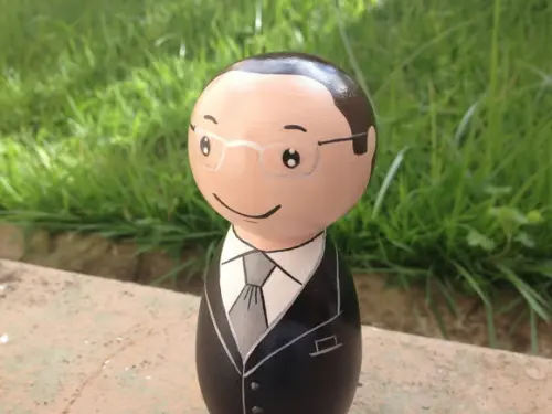 NOIVINHOS DE MADEIRA PERSONALIZADOS 11cm