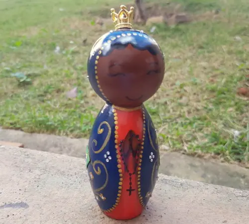 Nossa Senhora Aparecida em madeira