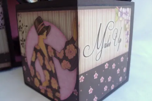 ORGANIZADOR DE MAQUIAGEM VINTAGE