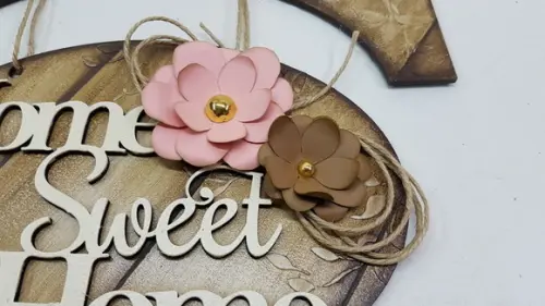 Placa de Porta Home Sweet Home