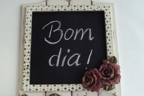 PORTA CHAVES COM LOUSA
