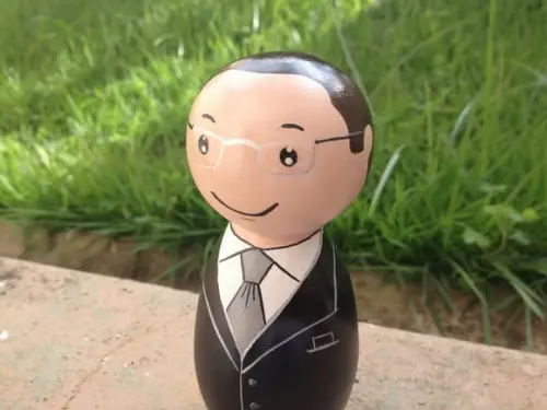 NOIVINHOS DE MADEIRA PERSONALIZADOS 11cm