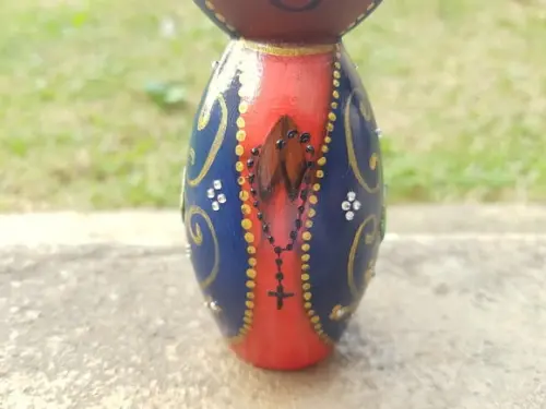 Nossa Senhora Aparecida em madeira