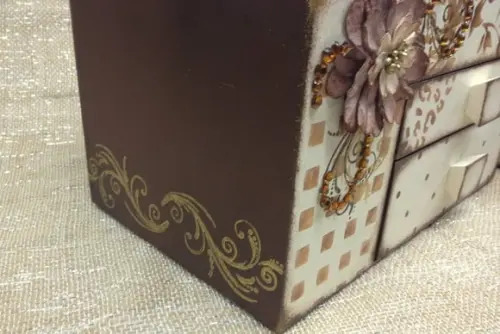 ORGANIZADOR DE MAQUIAGEM VELUDO