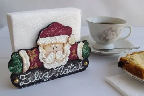 PORTA GUARDANAPO FELIZ NATAL