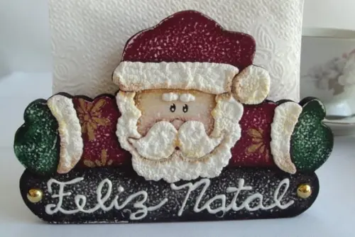 PORTA GUARDANAPO FELIZ NATAL