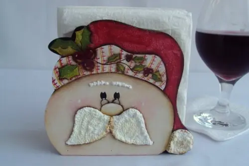 PORTA GUARDANAPO PAPAI NOEL