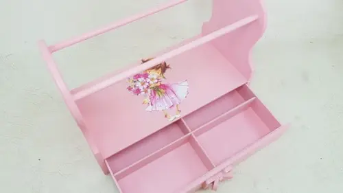 Porta Tiaras mdf Rosa