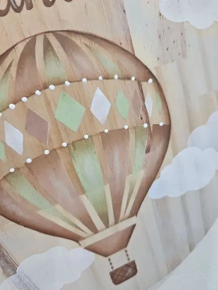 Quadro Porta de Maternidade Balão