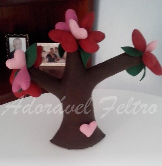 Árvore do Amor - Árvore Corações 35cm