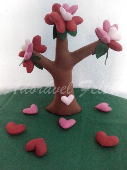Árvore do Amor - Árvore Corações 35cm