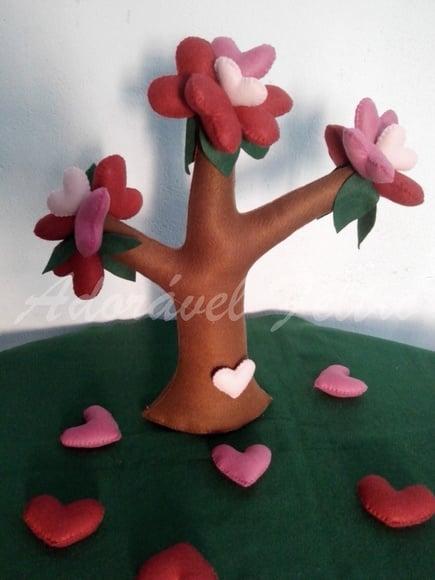Árvore do Amor - Árvore Corações 35cm