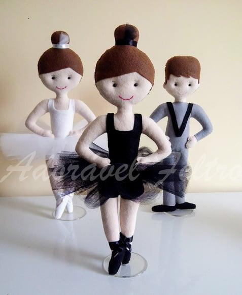 Bailarina Cisne Branco (37 cm)