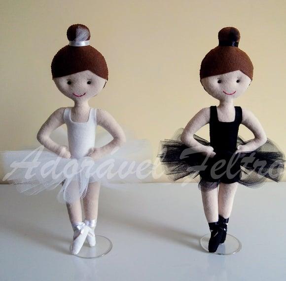 Bailarina Cisne Branco (37 cm)