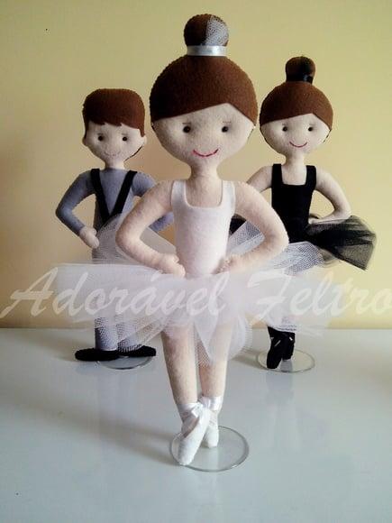 Bailarina Cisne Branco (37 cm)