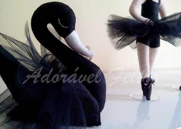 Bailarina Cisne Negro (37 cm)