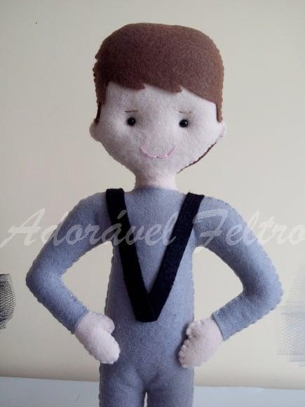 Bailarino em Feltro (35cm)