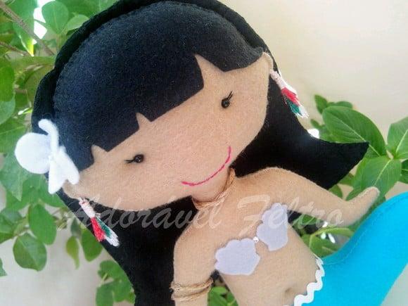 Boneca Índia Sereia (iara)