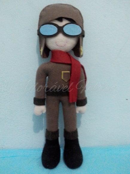 Boneco Aviador(Pequeno Príncipe)-30cm