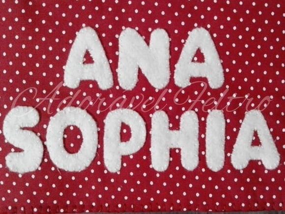 Capa Carteira de Vacinas Bonequinha Ana Sophia