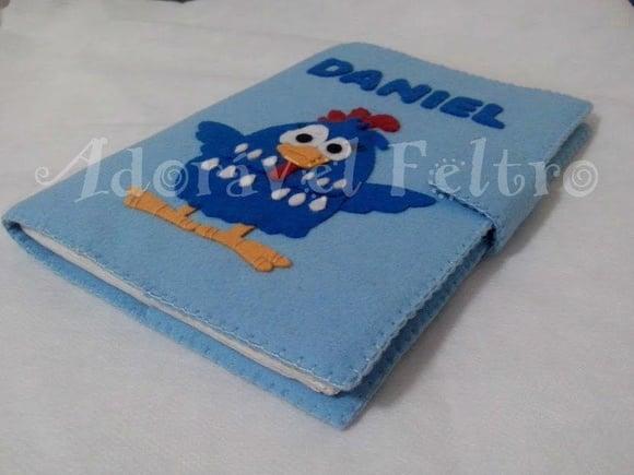 Capa Carteira Vacinas Galinha Pintadinha