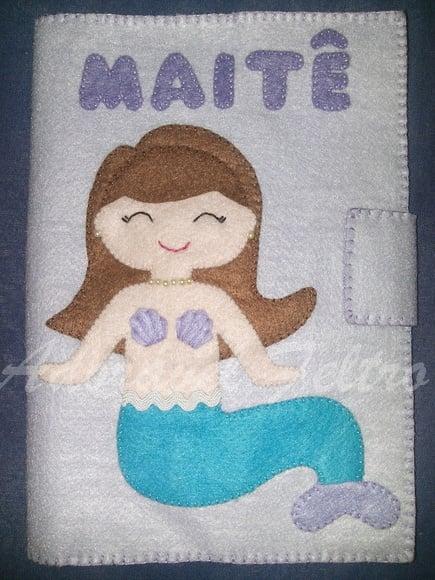 Capa Carteira de Vacinas Sereia