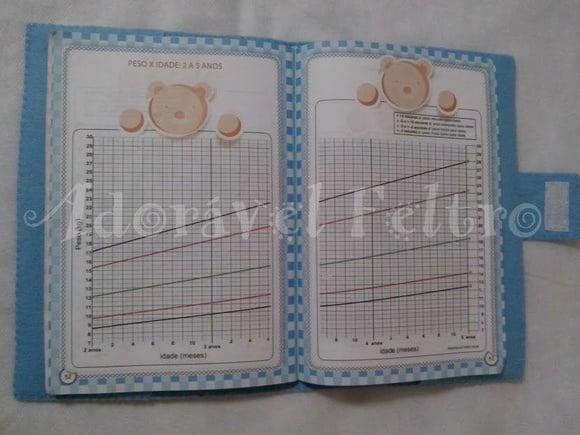 Capa Carteira Vacinas Galinha Pintadinha