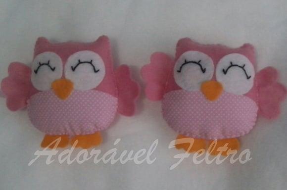 Kit 3 Corujinhas (lembrancinha ou decorativa)