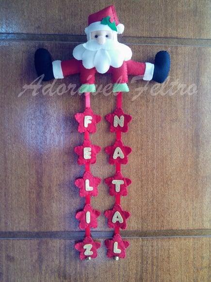 Enfeite de Natal -papai Noel