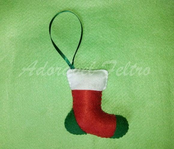 Enfeite de Natal-Meia do Papai Noel