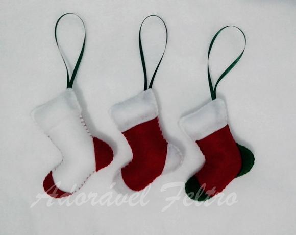 Enfeite de Natal-Meia do Papai Noel