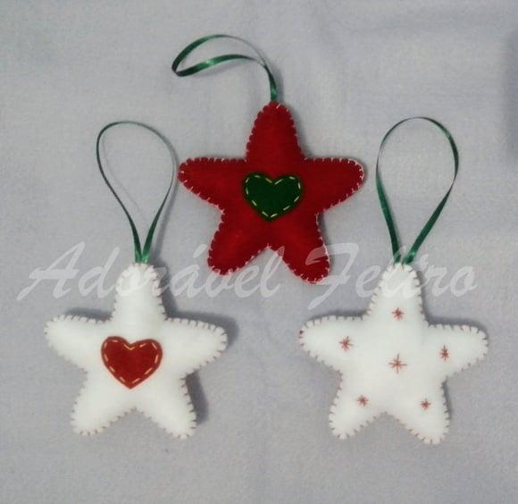 Enfeite para Árvore de Natal-Estrela