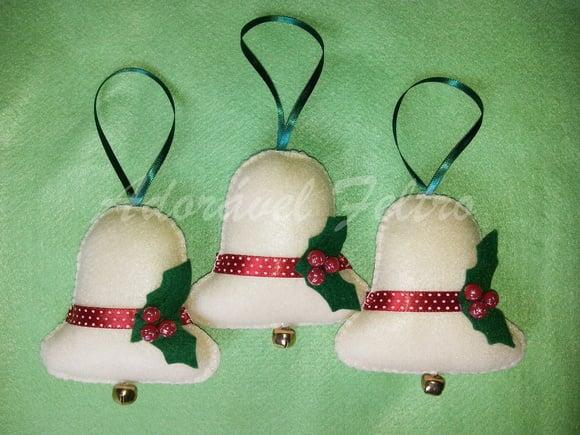 Enfeite para Árvore de Natal-sino