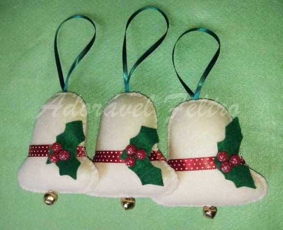 Enfeite para Árvore de Natal-sino