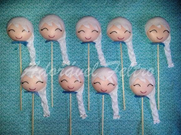 Kit 2 Centros de Mesa Elsa - Frozen