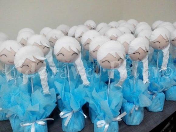 Kit 2 Centros de Mesa Elsa - Frozen