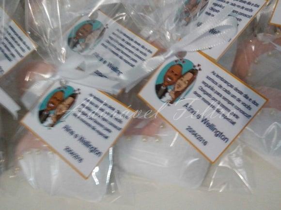 Kit 3 Chaveiros Coração em Feltro