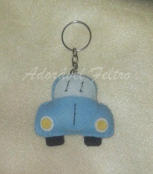 Kit 3 Chaveiros Fusca