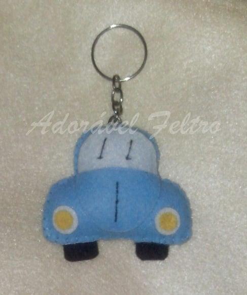 Kit 3 Chaveiros Fusca